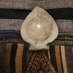 Vintage Spade Shaped Stone Ashtray